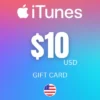 iTunes Gift Card $10 USD