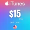 iTunes Gift Card $15 USD