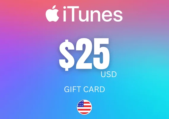 Tarjeta iTunes Gift Card USA $25 para comprar música en iTunes Store