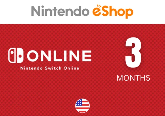 Membresía digital Nintendo Switch Online 3 meses USA con entrega inmediata por email