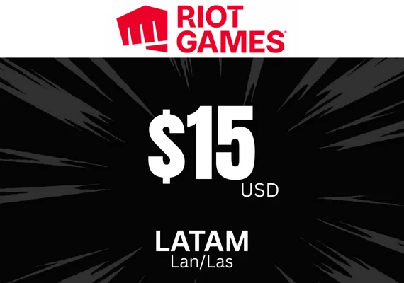 Riot Access Gift Card 15 USD LATAM - Código digital