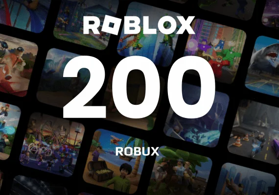 Gift Card Roblox 200 Robux código digital
