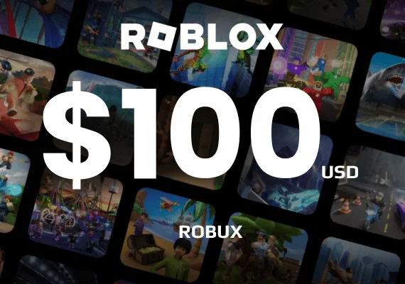 Roblox Gift Card $100 USD global - Código digital