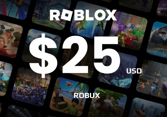 Roblox Gift Card $25 USD global - Código digital