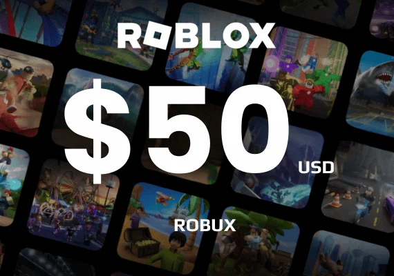 Roblox Gift Card $50 USD global - Código digital