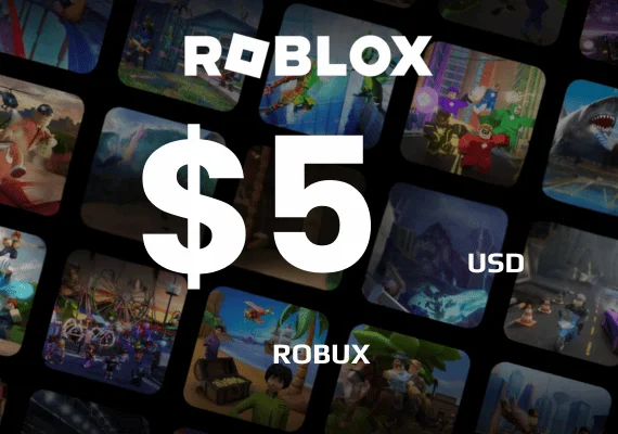 Roblox Gift Card $5 USD global - Código digital