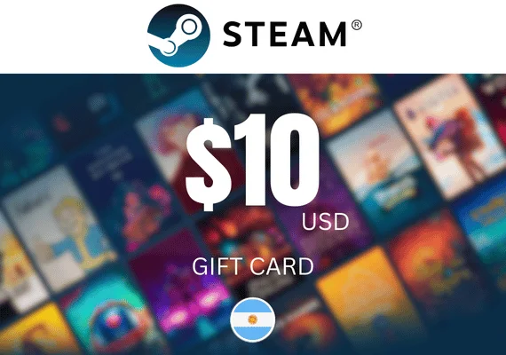 Steam Wallet 10 USD Argentina