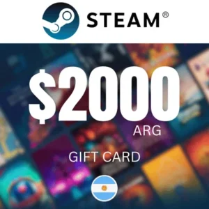 Steam Wallet 2000 ARS Argentina