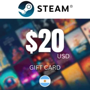 Steam Wallet 20 USD Argentina