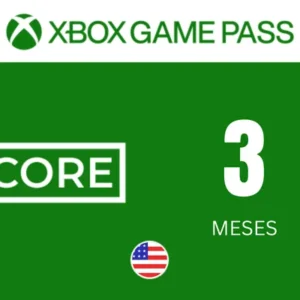 Xbox Game Pass Core 3 Meses USA - Código digital