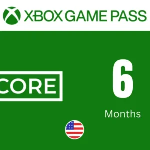 Xbox Game Pass Core 6 Meses USA - Código digital